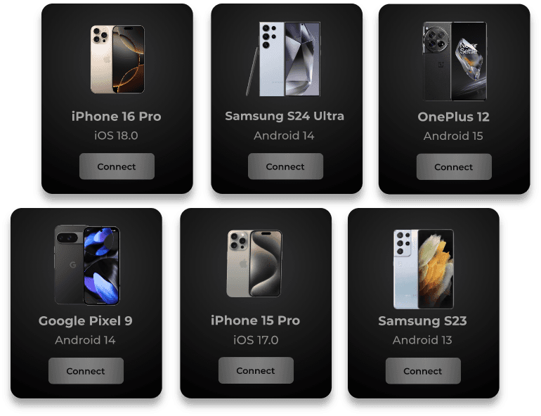 Android and iOS devices